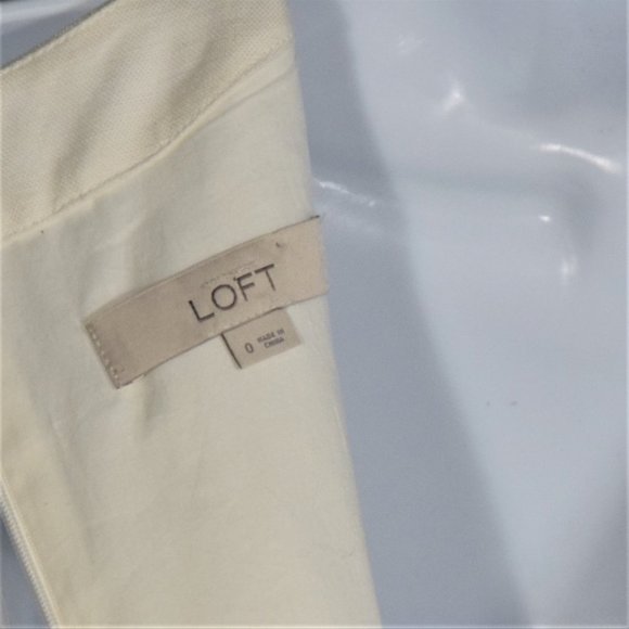 Loft Halter Laser Cut Dress Size 0 Floral Wedding Party Cocktail - Picture 7 of 9